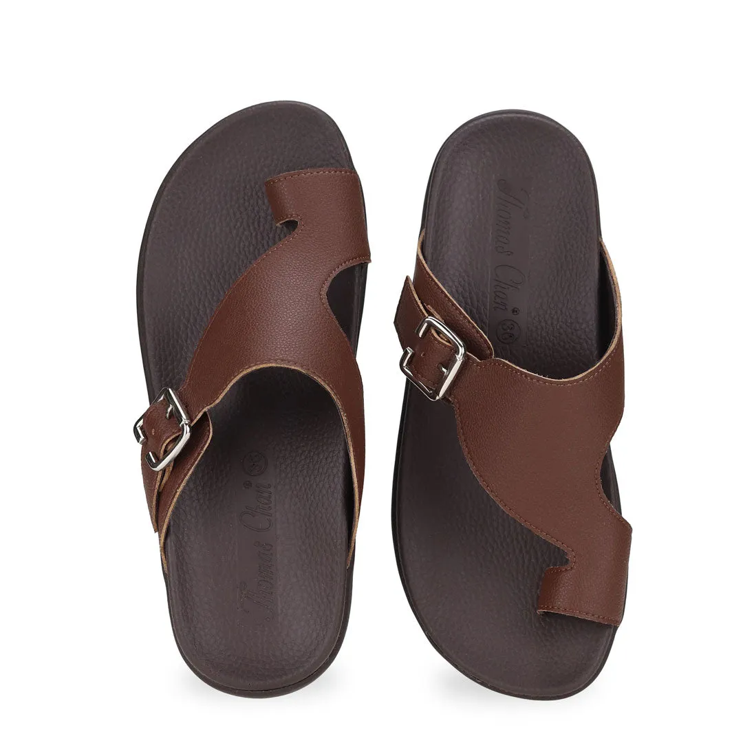 [20% off at cart] Toe-Strap Flat Sandals