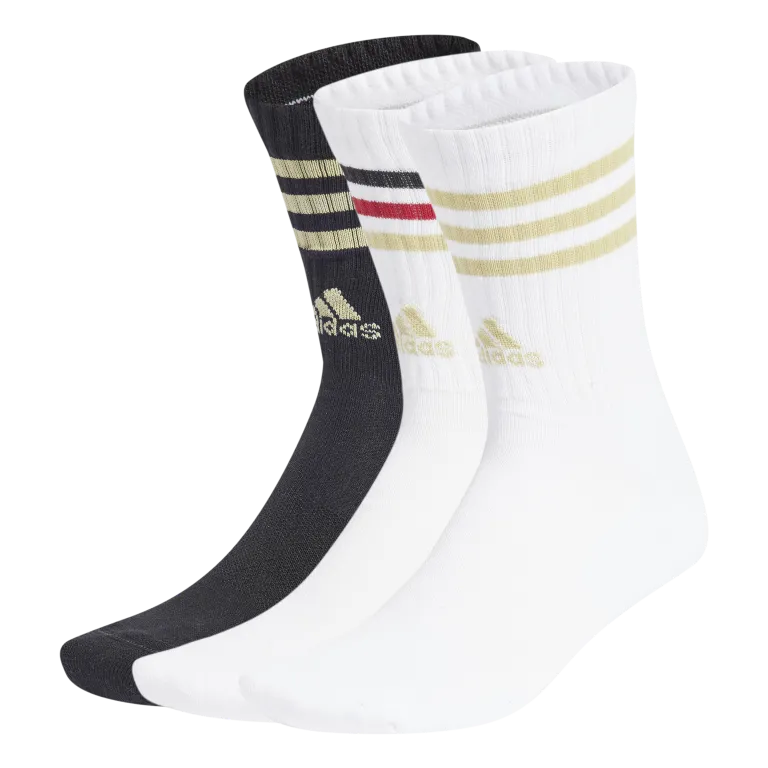 3-Stripes Cushioned Crew Socks 3 Pairs