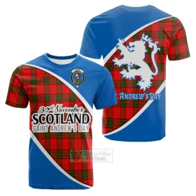 Adair Family Crest Tartan Cotton T-shirt Celebrate Saint Andrew's Day in Style