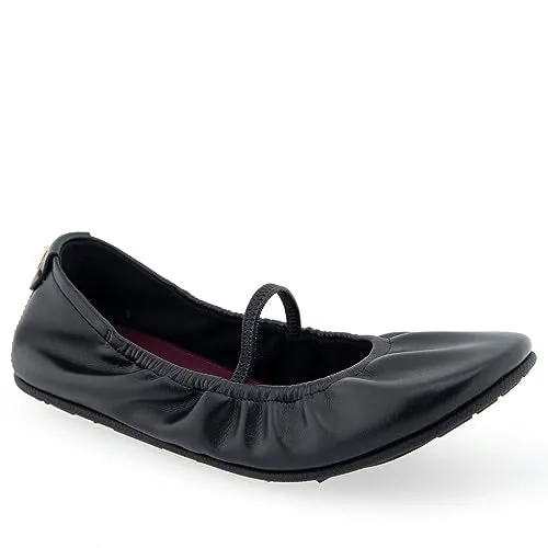 Aerosoles Women's Penelope Ballet Flat, Graphite PU Leather, 10