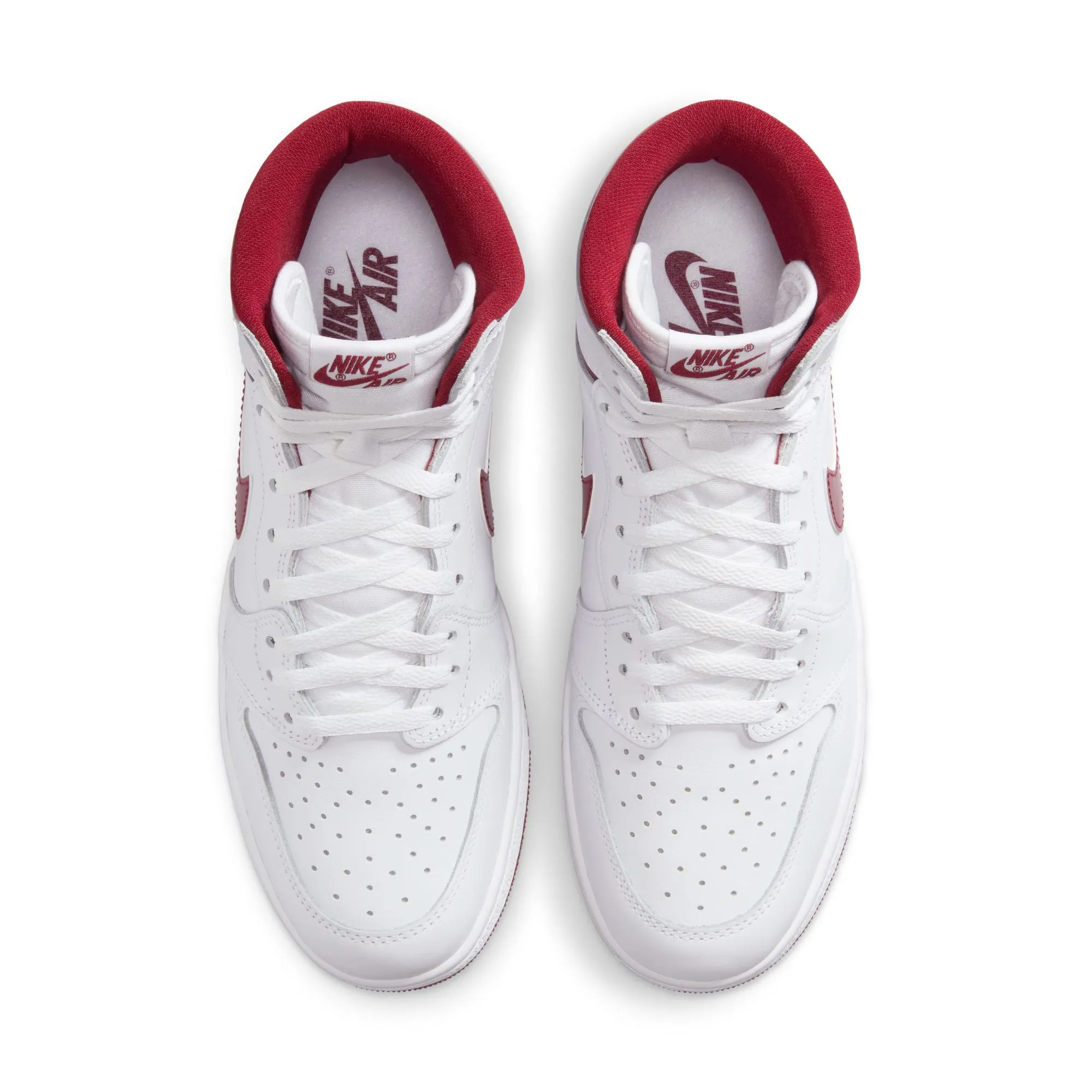 Air Jordan 1 Hi 85 (White/Team Red/White)