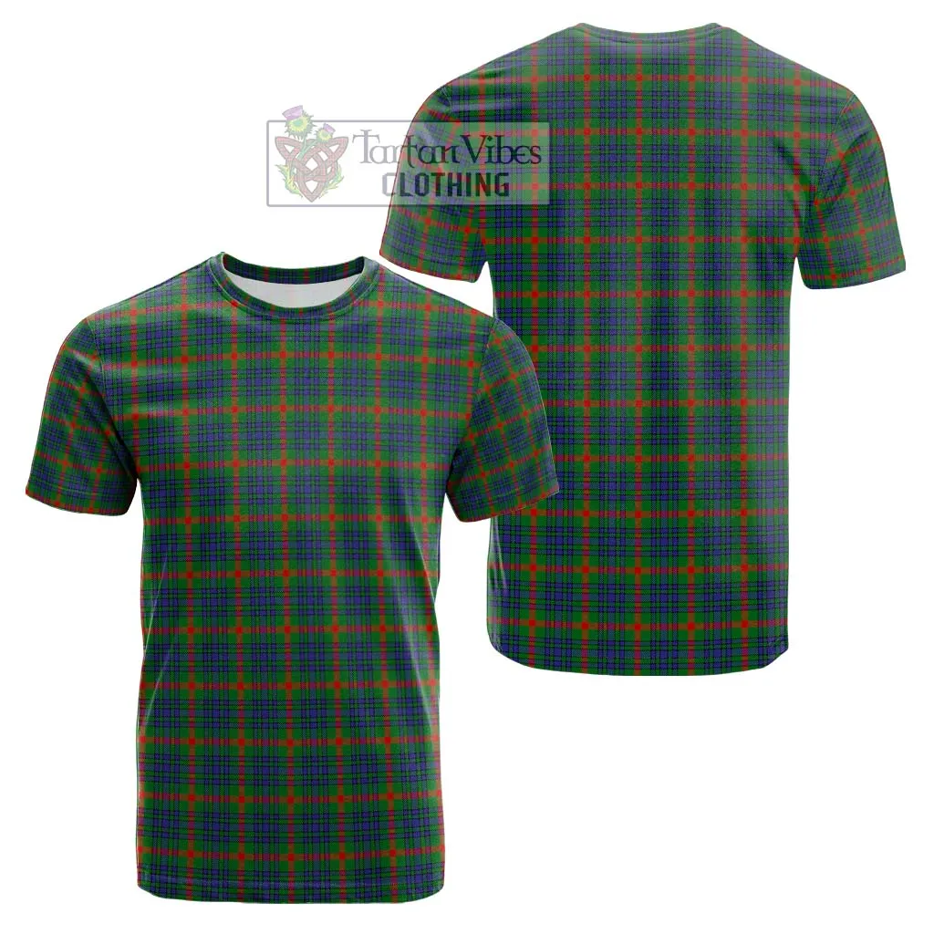 Aiton Tartan Cotton T-Shirt