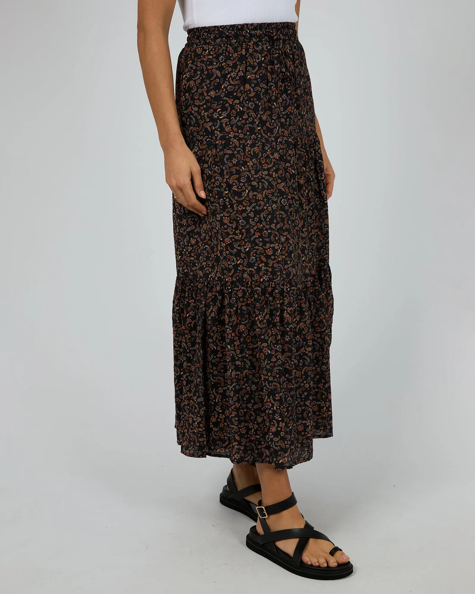 All About Eve Pip Maxi Skirt Print