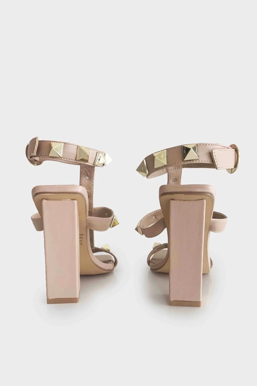 All Eyes On You Rockstud Heels Sandals