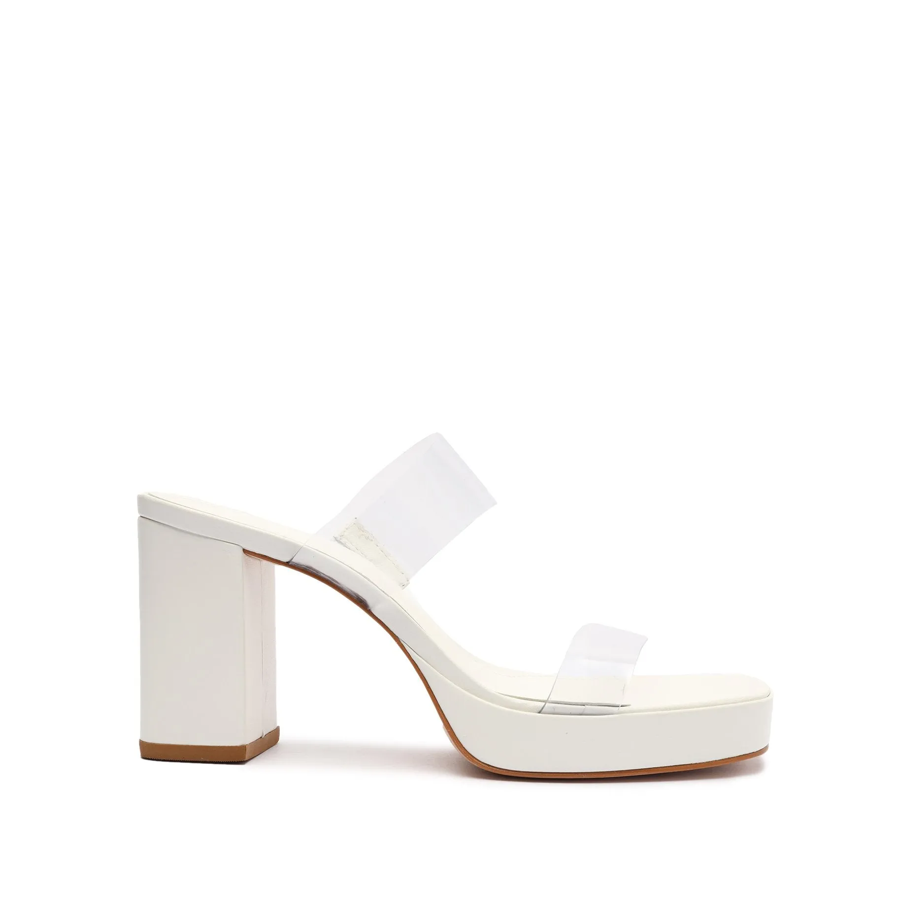 Ariella Platform Vinyl Sandal