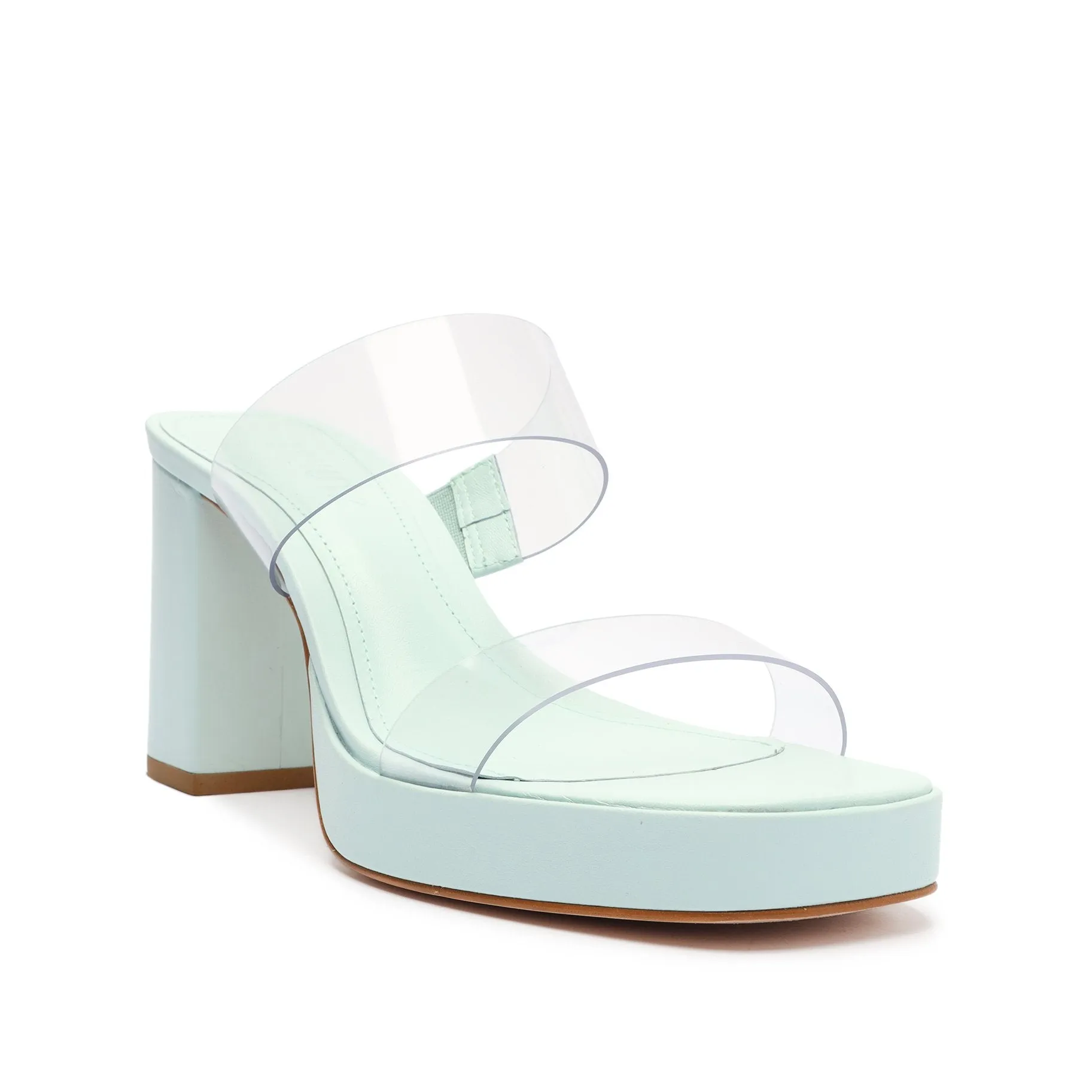 Ariella Platform Vinyl Sandal