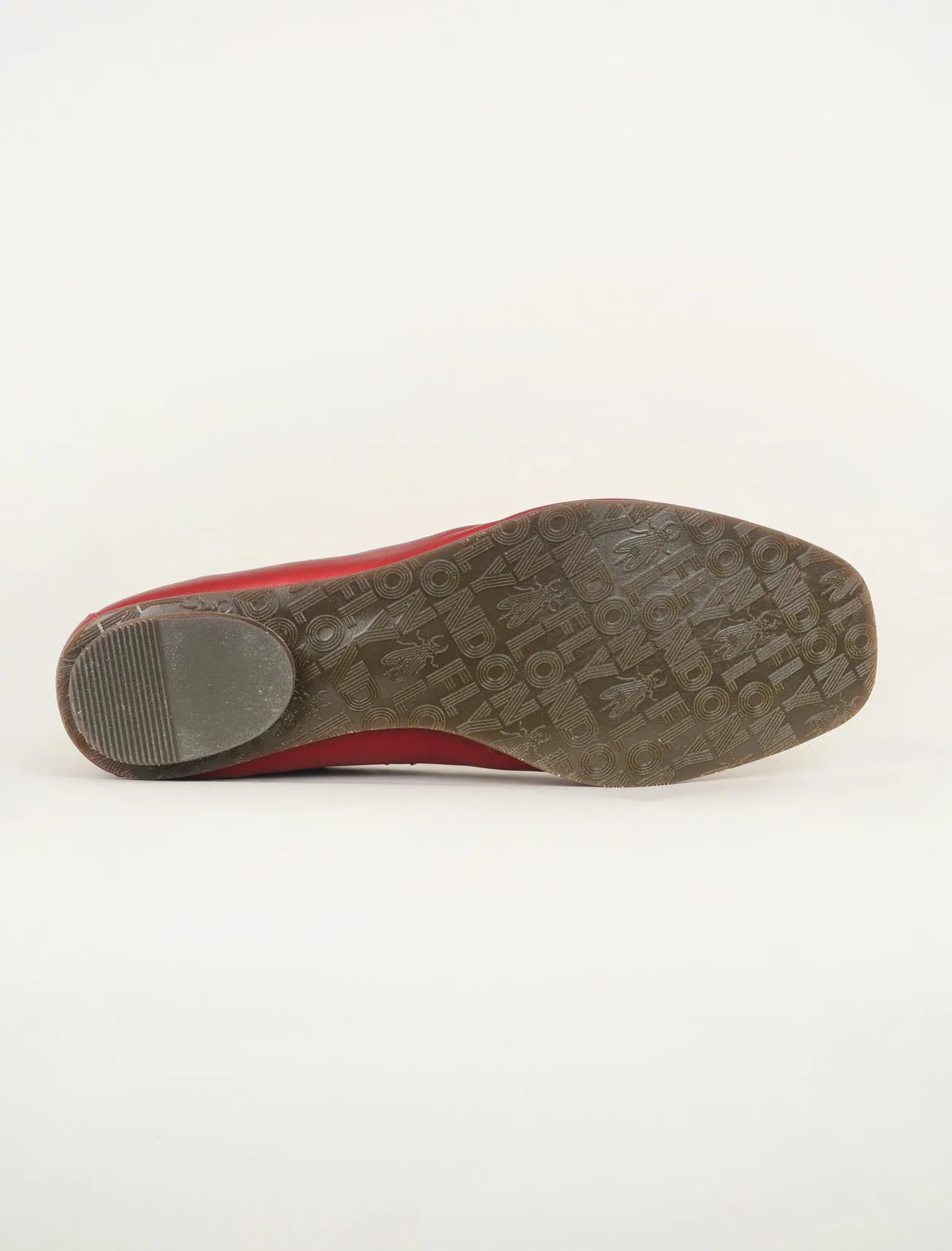 Bapi Square Toe Flats, Red Velvet