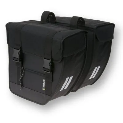 Basil Tour Double Bike Bag 26L Black