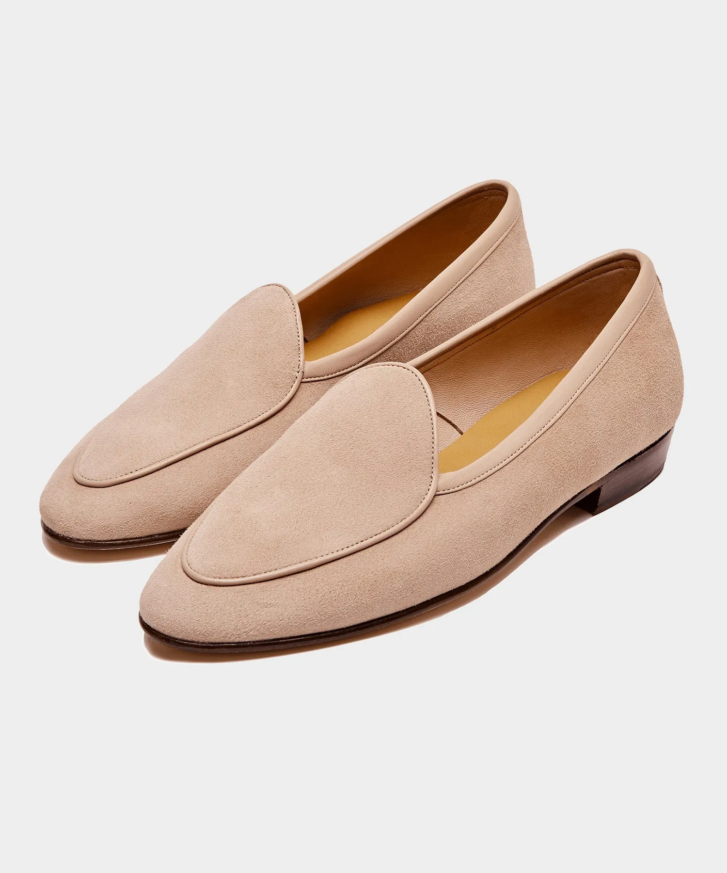 Baudoin & Lange Exclusive Sagan Classic Loafer Albatre Suede