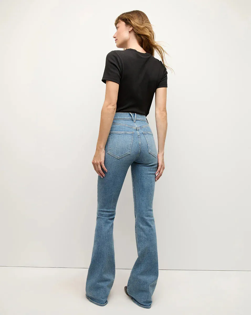 Beverly Skinny Flare Jean - Wanderer Dust