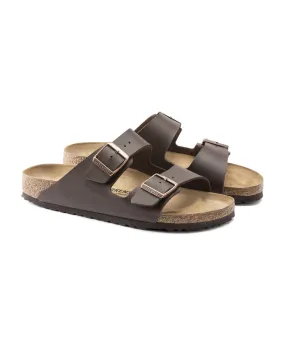 BIRKENSTOCK ARIZONA REGULAR FIT IN DARK BROWN