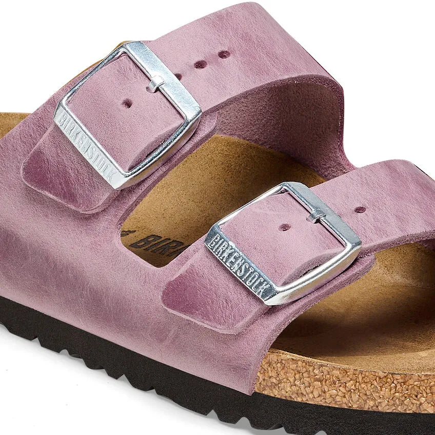 Birkenstock Women's Arizona Oiled Leather (Lavender - Regular fit)