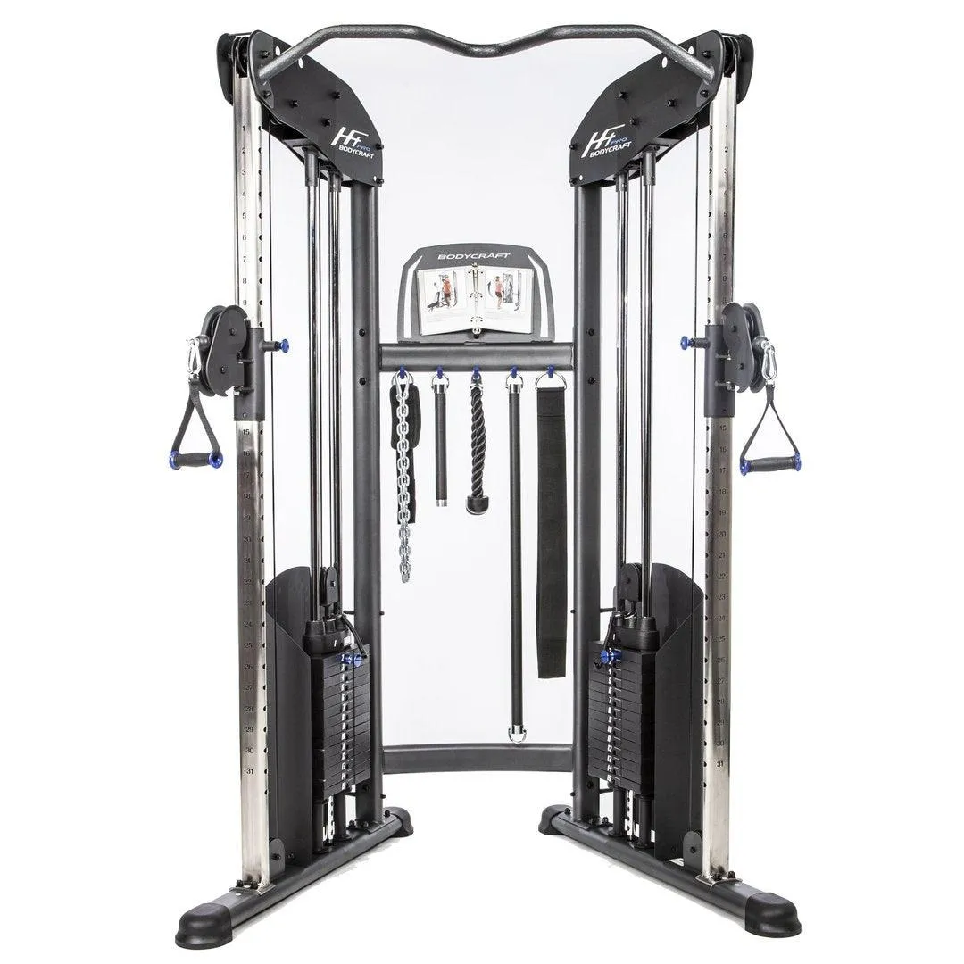 Bodycraft HFT PRO Functional Trainer w/ Accessories & Workout Guide