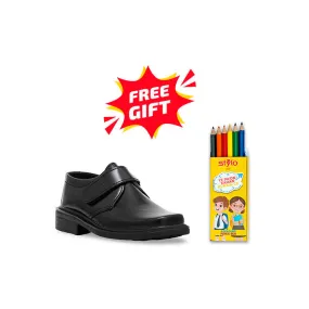 Boys Black School Shoes SK1069