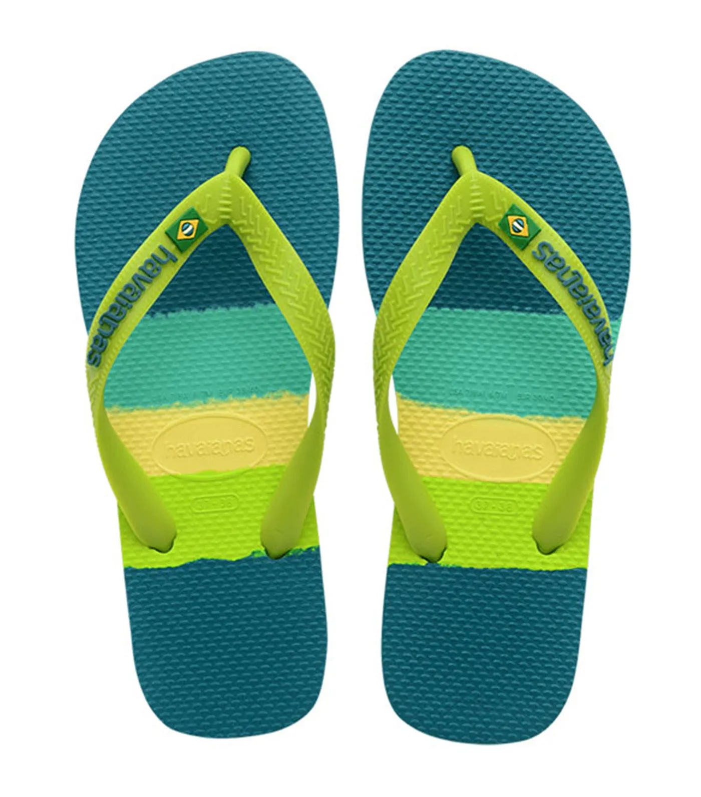 Brasil Tech Flip Flops Vibe Green