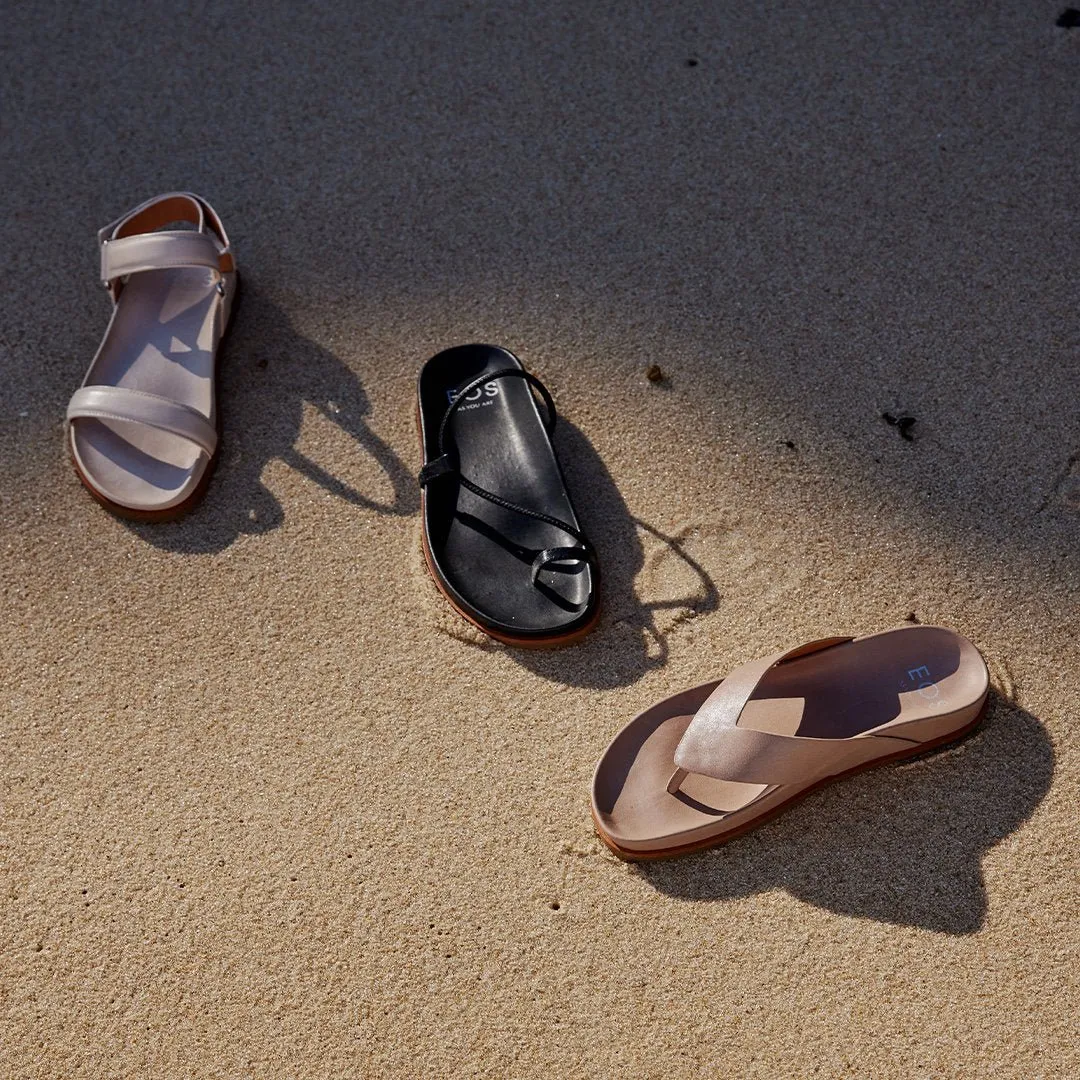 CARMEL LEATHER SANDAL