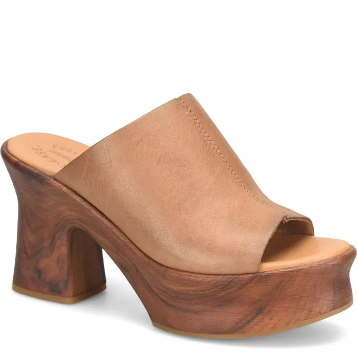 CASSIA BROWN SLIDE ON SHOE