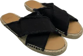 Castaner Black Palmera Sandals UK 4 EU 37 👠