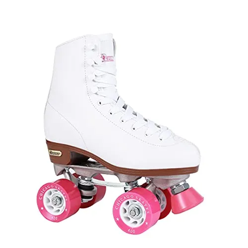 Chicago Women's and Girl's Classic Rink Roller Skates/White/US6