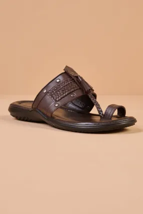 Chocolate Leather Sandal