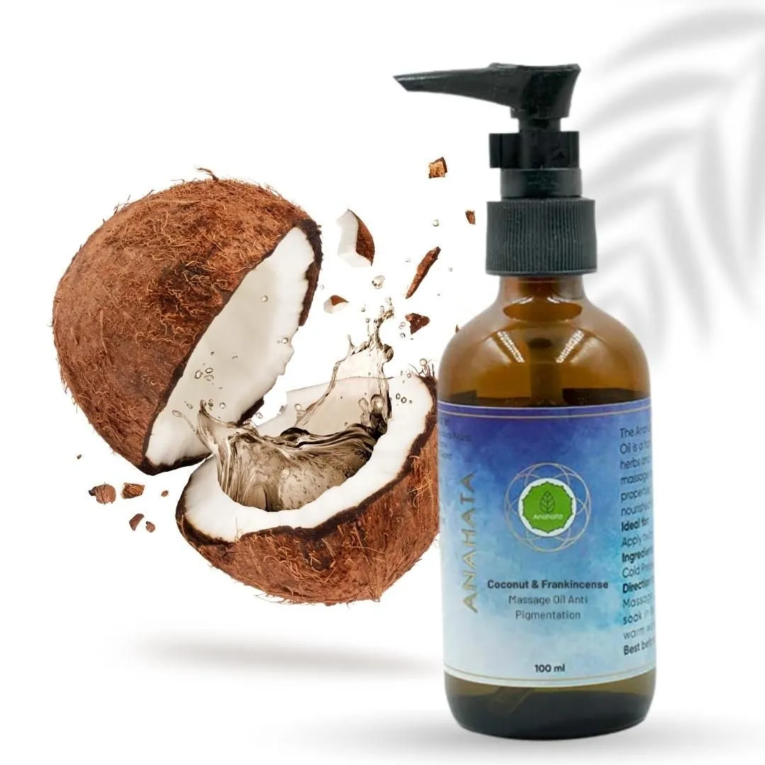 Coconut & Frankincense Massage Oil Anti Pigmentation - 100ml