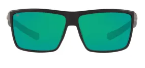 Costa Del Mar Rinconcito Matte Black Frame - Green Mirror 580 Glass Lens - Polarized Sunglasses