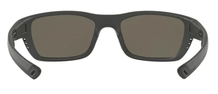 Costa Del Mar Whitetip Matte Gray Frame - Blue Mirror 580 Glass Lens - Polarized Sunglasses