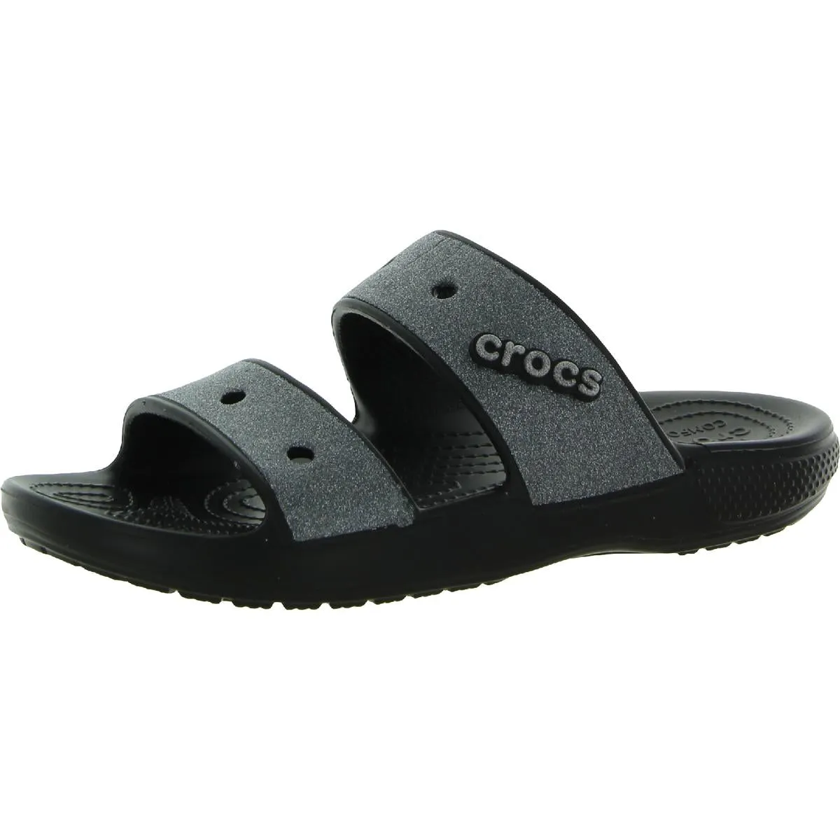 Crocs Mens Classic Glitter Open Toe Pool Slides