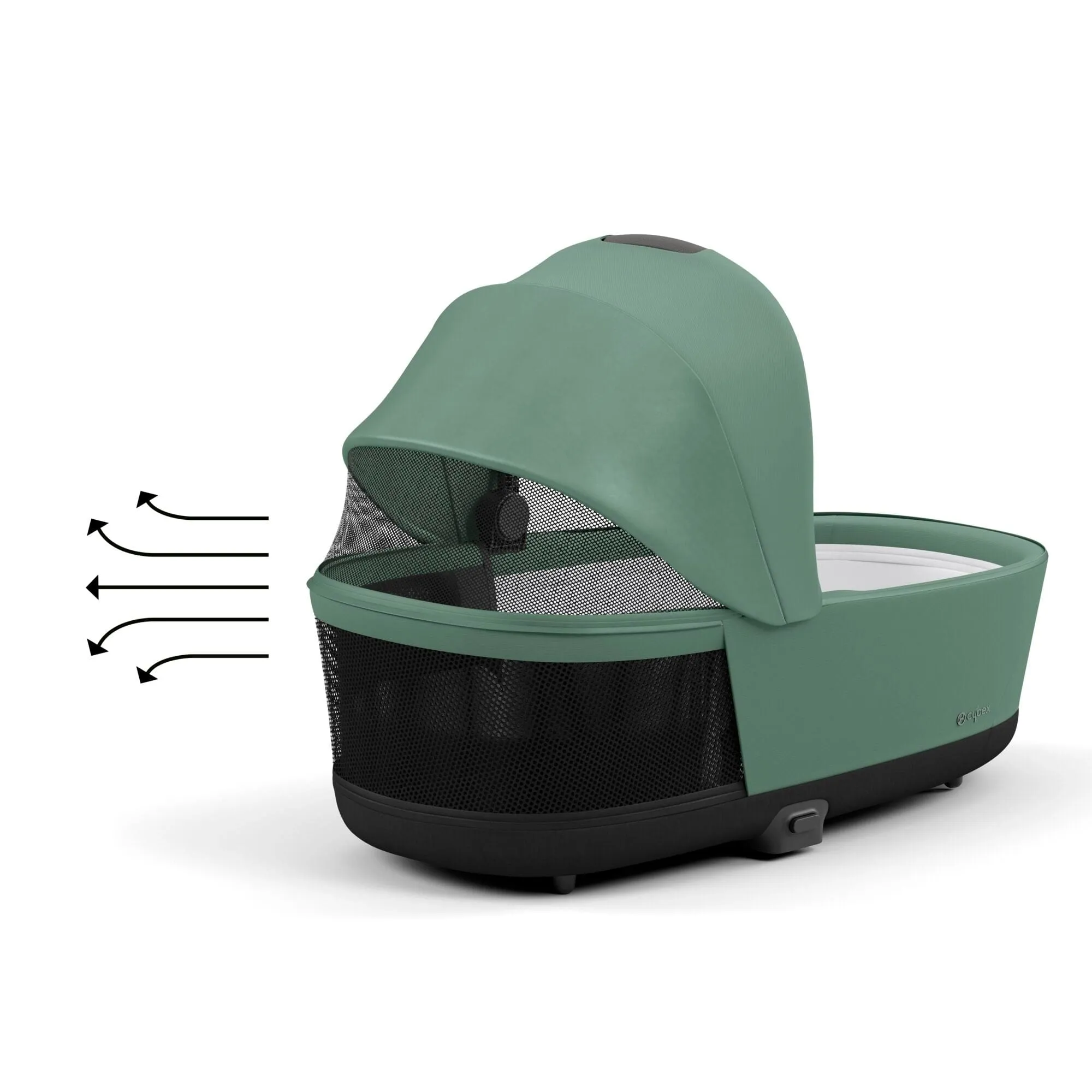 Cybex e-Priam Pram - Leaf Green