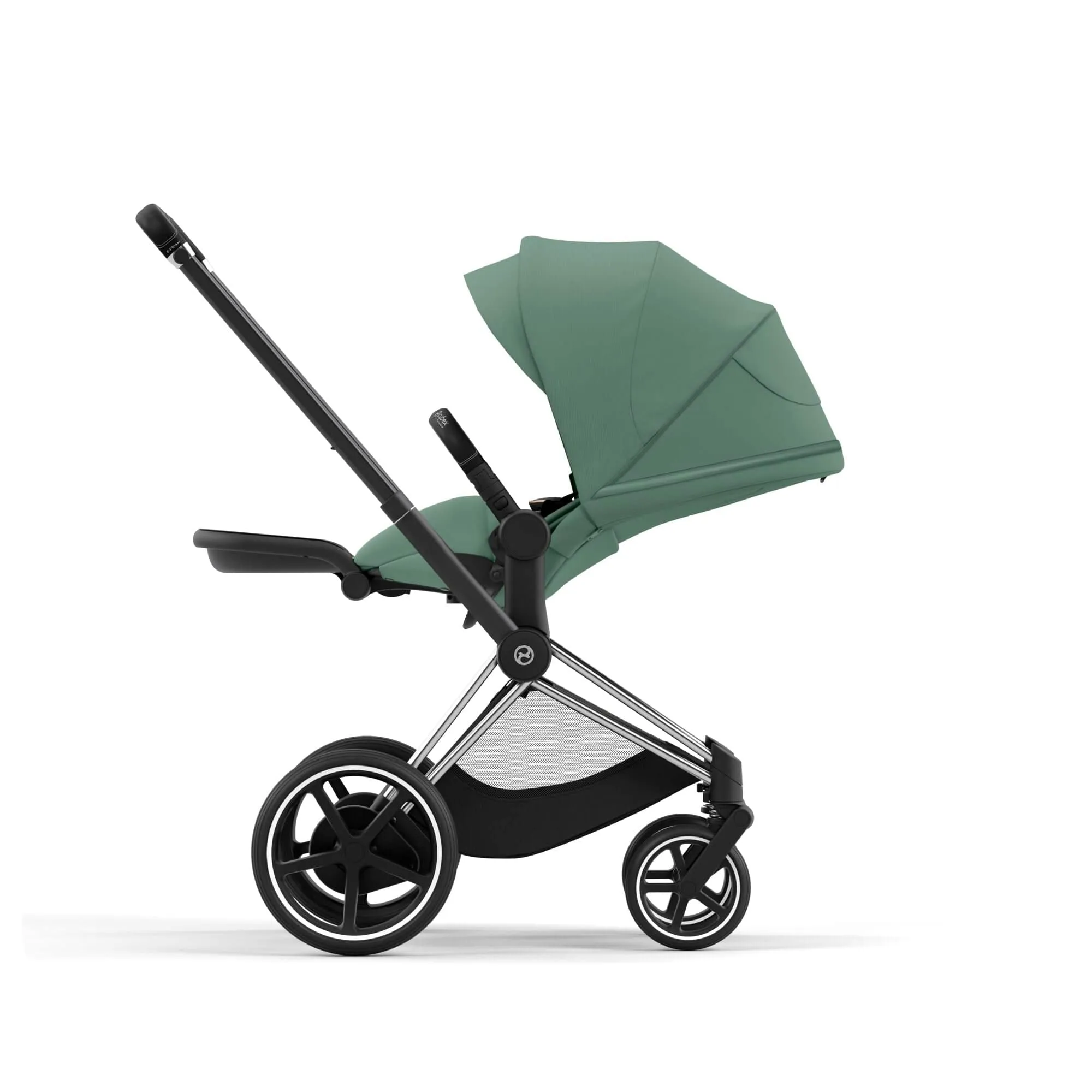 Cybex e-Priam Pram - Leaf Green