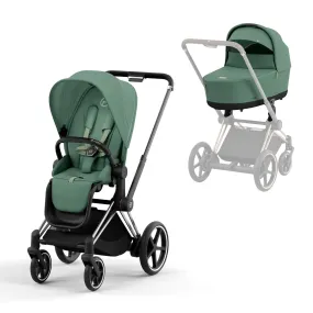 Cybex e-Priam Pram - Leaf Green