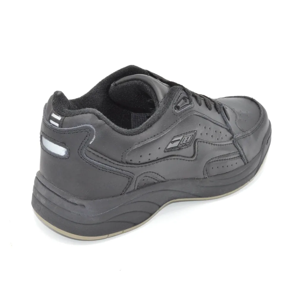 Dek T187 - Mens Wider Fit Trainer - E Fitting - Black