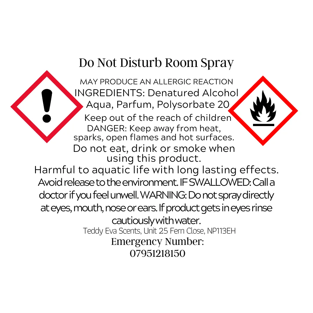 Do Not Disturb 150ml Room Spray