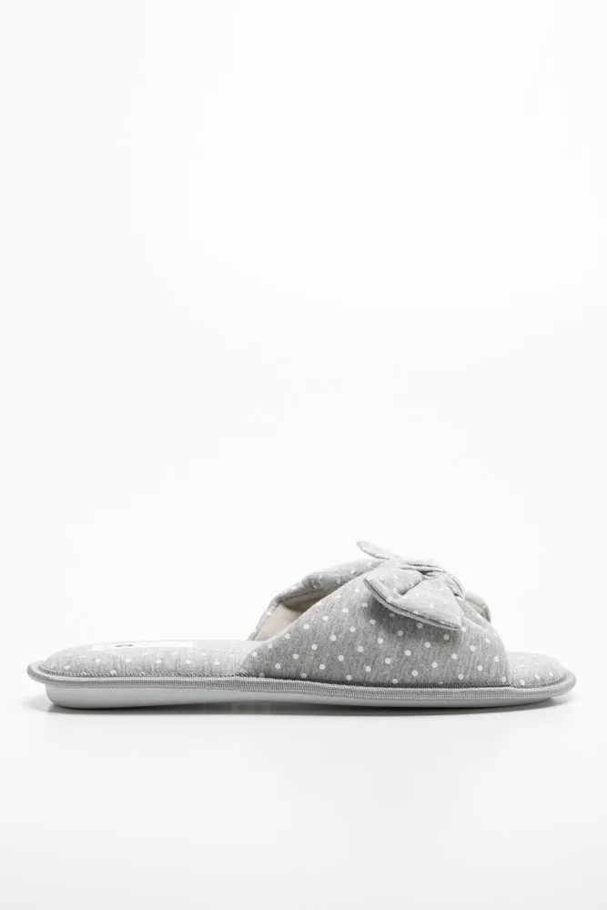 Dot Slipper Light Grey