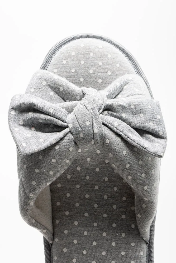 Dot Slipper Light Grey