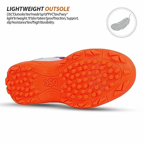 DSC Beamer Cricket Shoes (Fluro Orange/White)