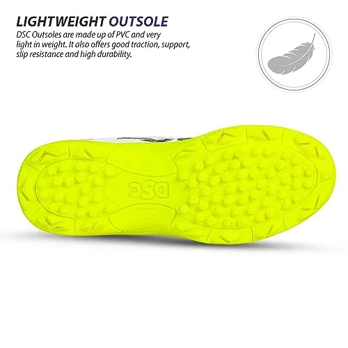 DSC Beamer Cricket Shoes (Fluro Yellow/White)