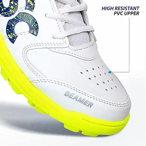 DSC Beamer Cricket Shoes (Fluro Yellow/White)