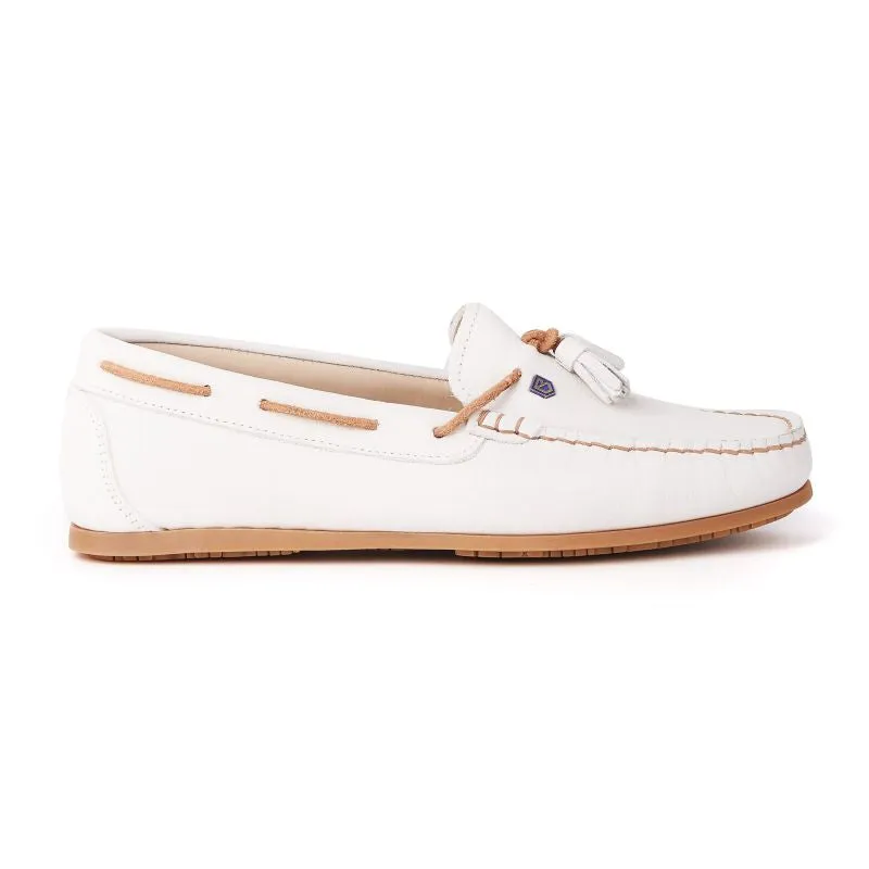 Dubarry Jamaica Ladies Leather Loafer - Sail White