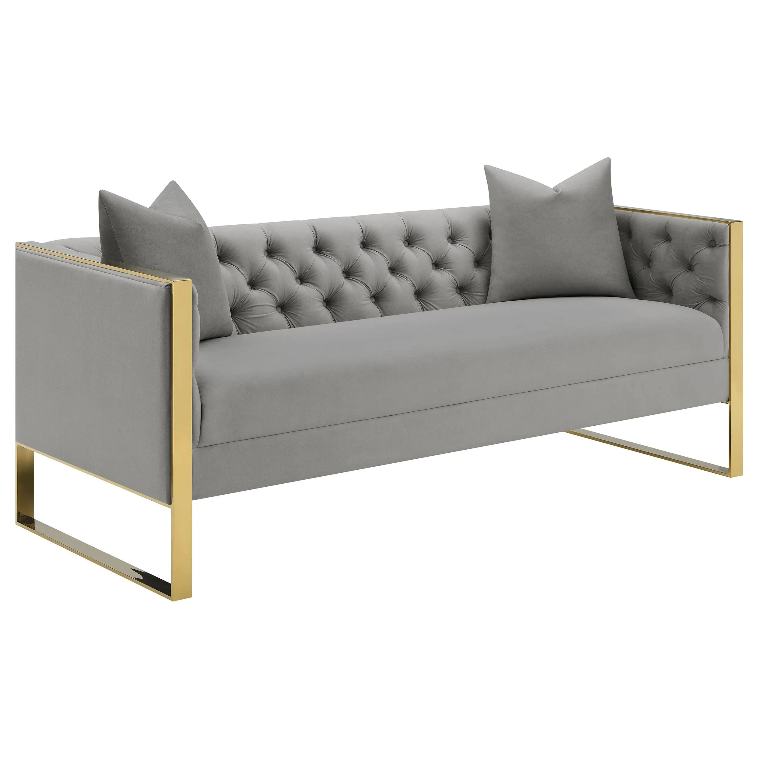 Eastbrook Tufted Back Sofa Grey