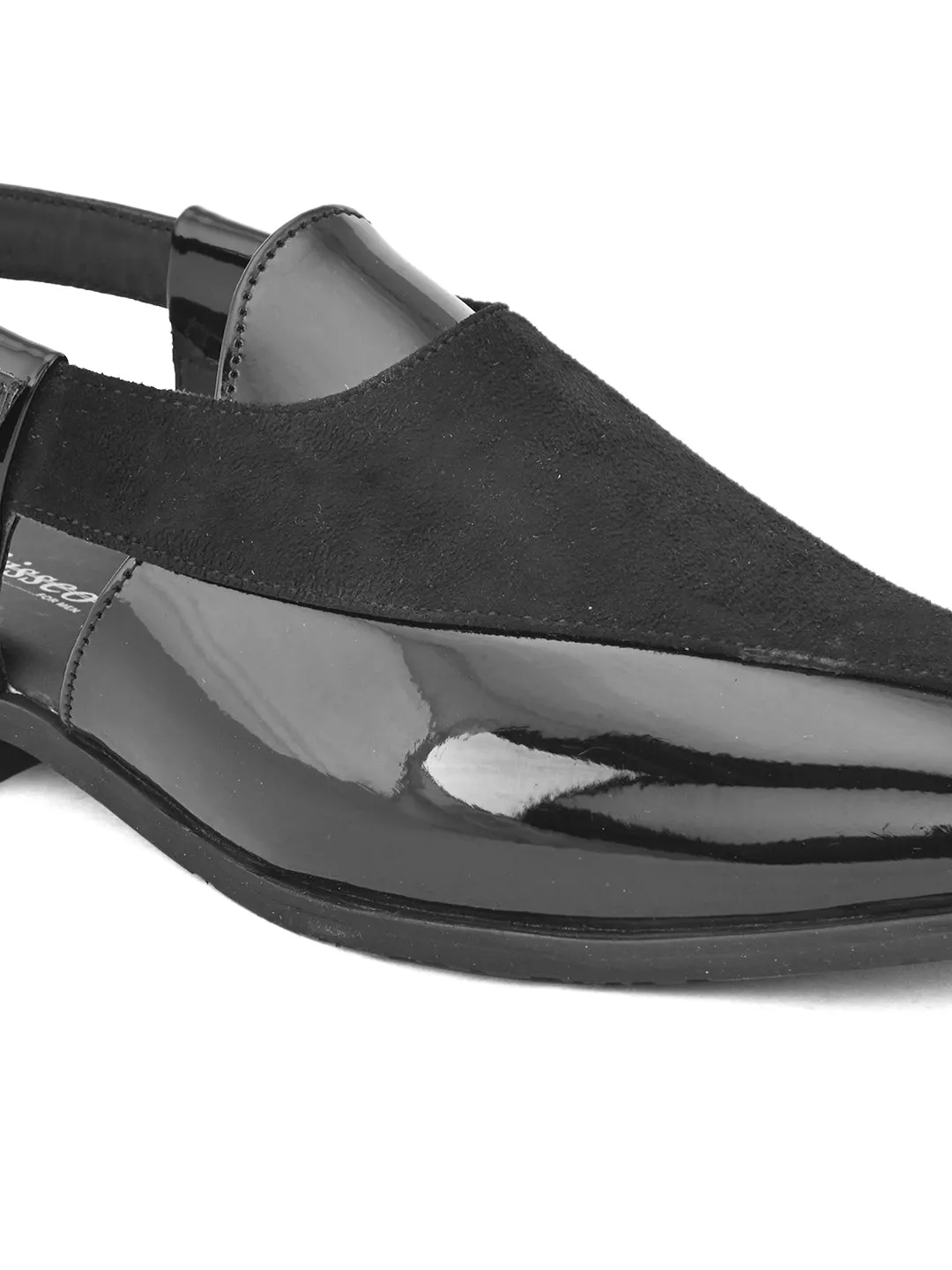 Emirati Black Crossover Sandals