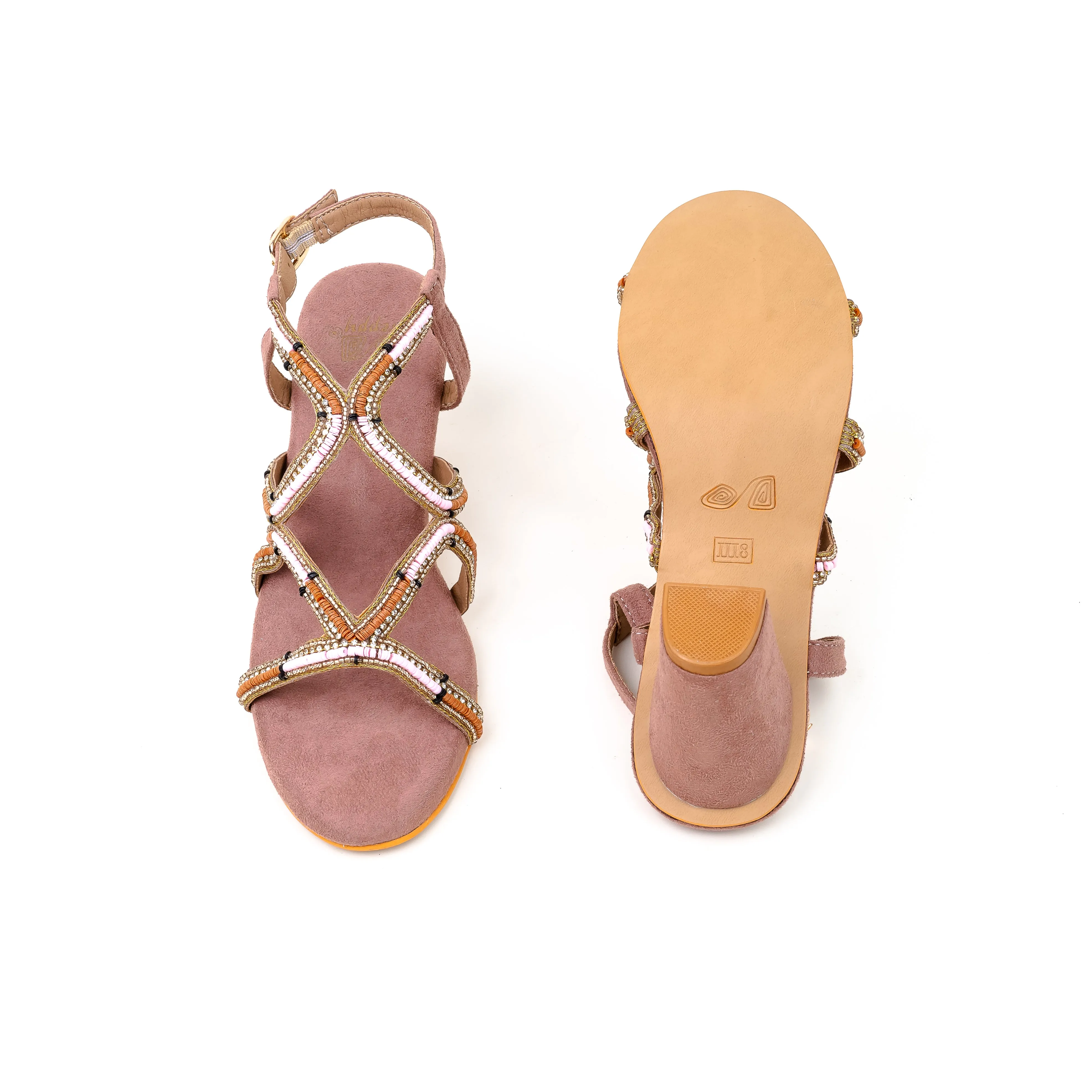 Entangled Beaded Sandal