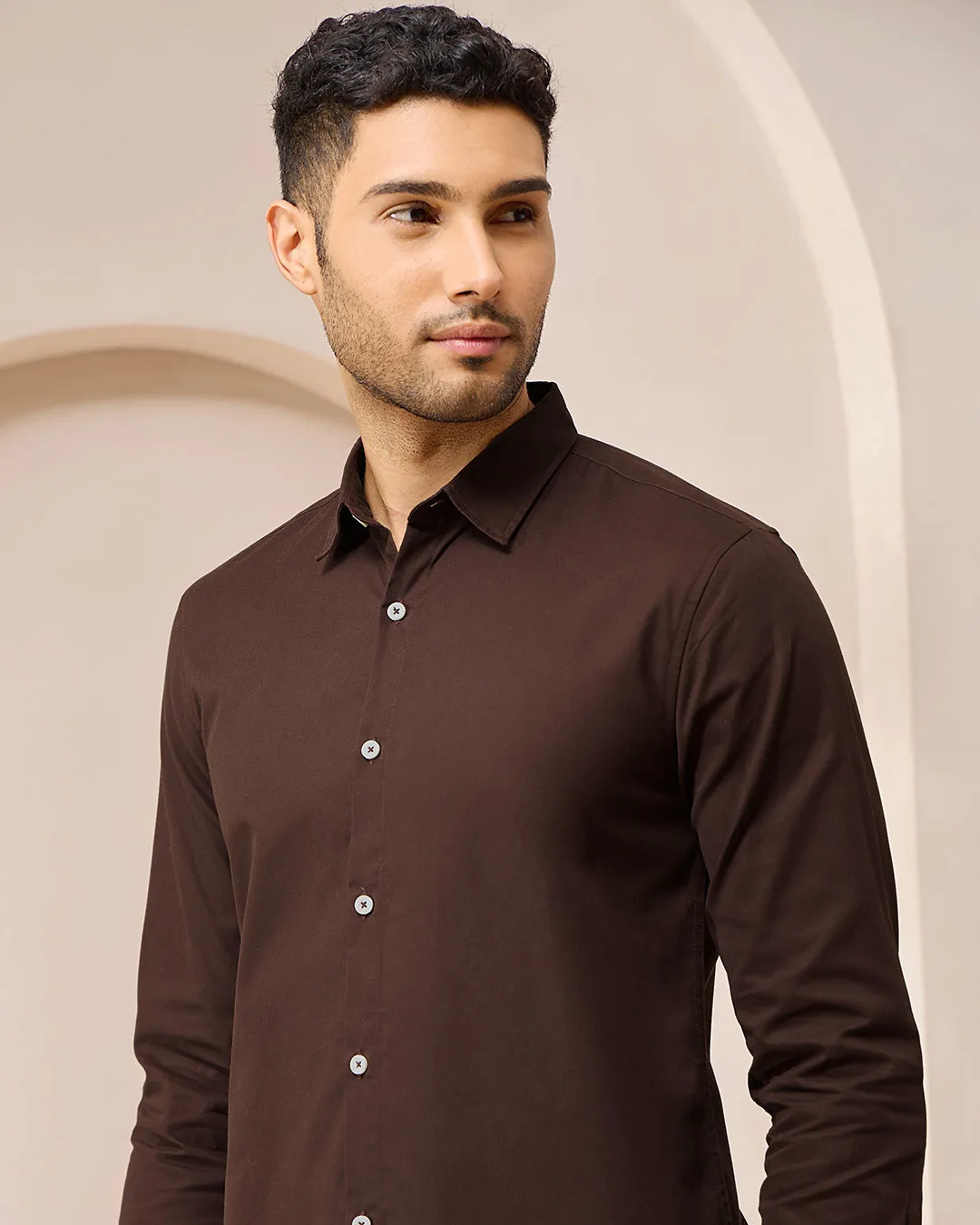 Espresso Elite - Premium Classic Fit Shirt