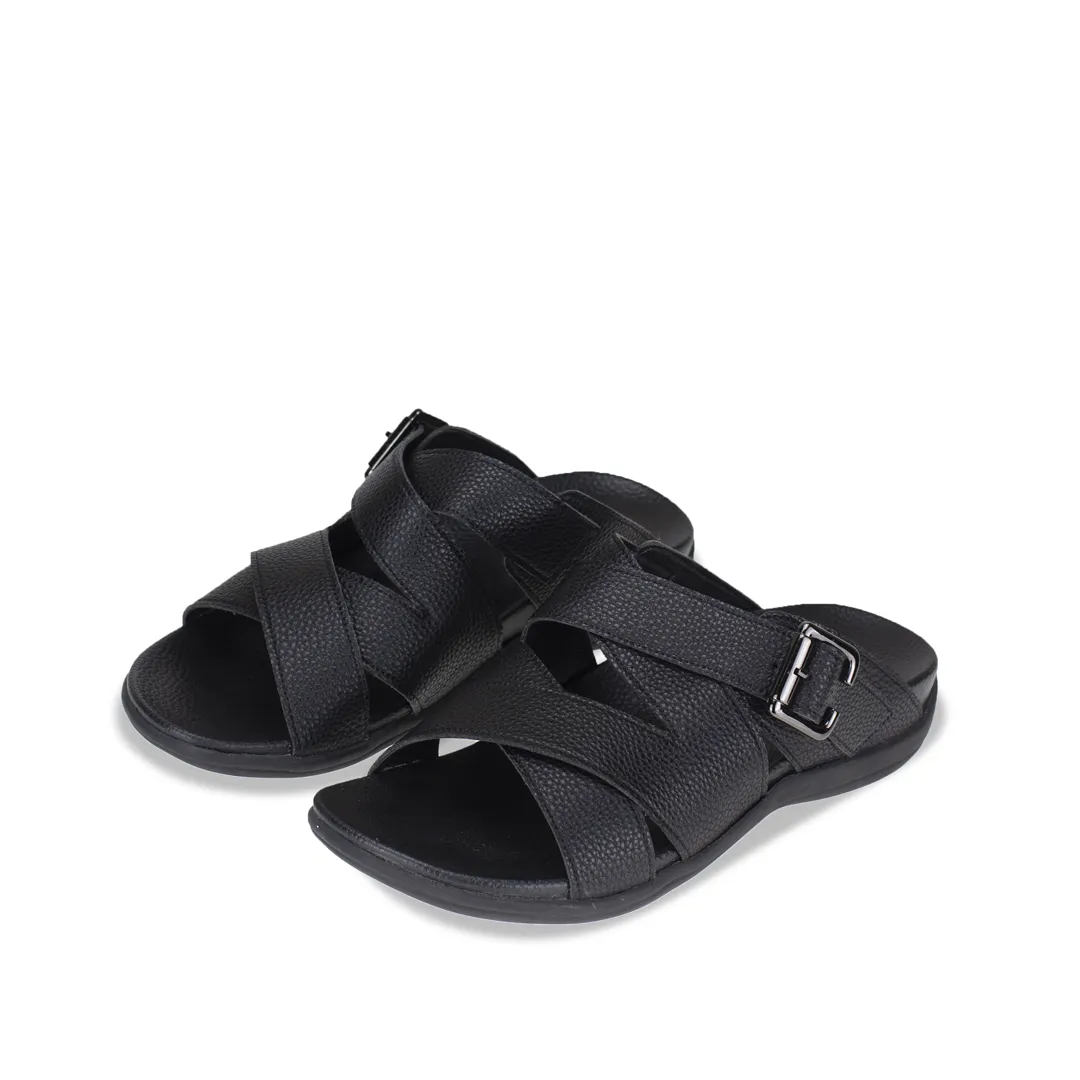 [Extra 20% off at cart] Men Multi Straps Buckle Sandals