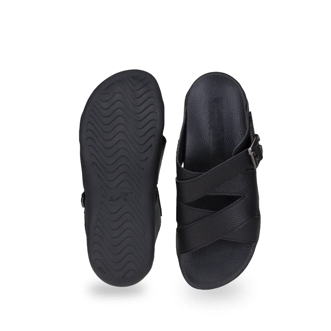 [Extra 20% off at cart] Men Multi Straps Buckle Sandals