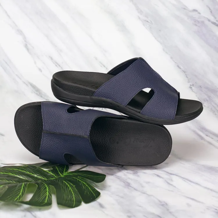 [Extra 20% off at cart] Men Ultra-Comfort Cutout Slide Sandals