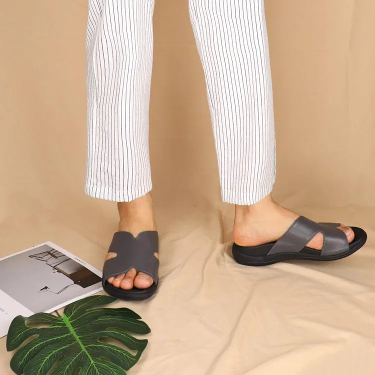 [EXTRA 20% off at cart] Ultra Comfort Matte Leather Sandals