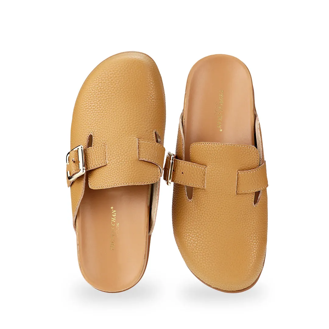 [Extra 20% off at cart][Unisex] Closed Toe Buckle Clog Sandals