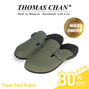 [Extra 20% off at cart][Unisex] Closed Toe Buckle Clog Sandals