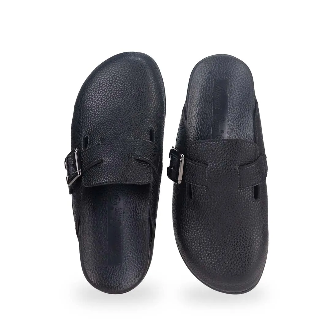 [Extra 20% off at cart][Unisex] Closed Toe Buckle Clog Sandals